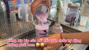 Công thức trà sữa khoai môn tím đẹp, pudding khoai môn dẻo mịn