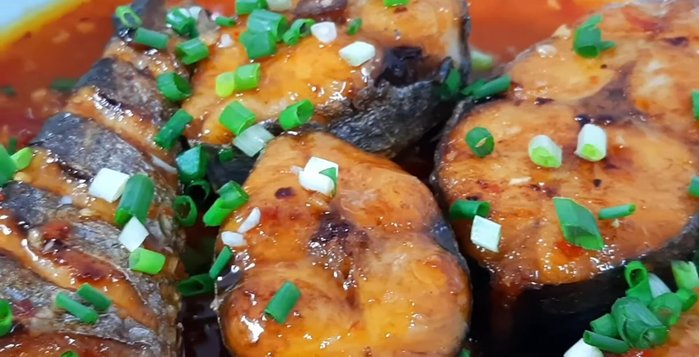 Tắt bếp và dọn ra dùng.