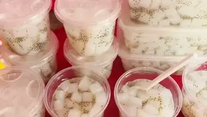Cách làm thạch dừa thô hạt chia siêu ngon, dễ làm