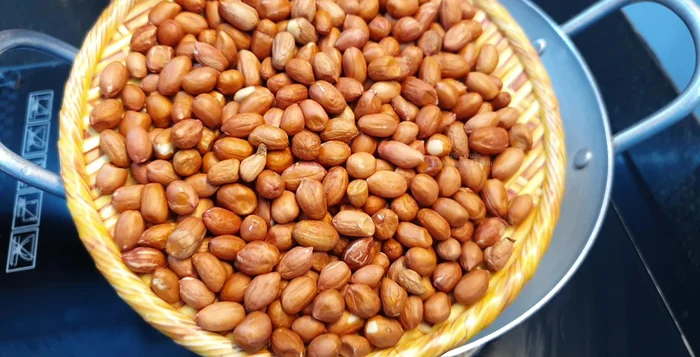 Luộc đậu phộng khoảng 20 phút cho mềm vừa phải (chưa chín).