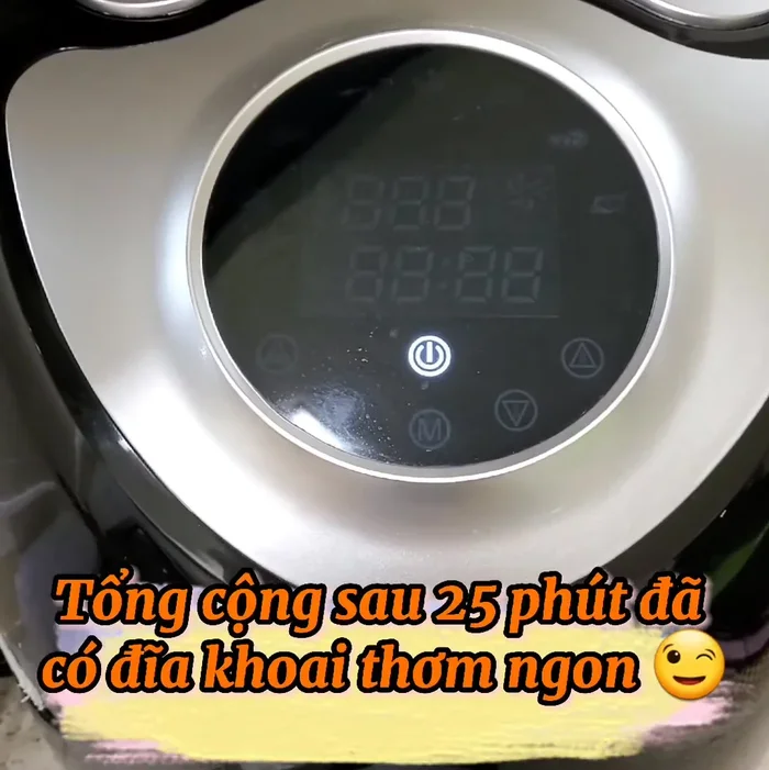 Nướng tiếp 5 phút nữa nếu khoai tây chưa chín hoàn toàn.