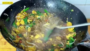 Miến xào trứng thơm ngon - công thức đơn giản dễ làm