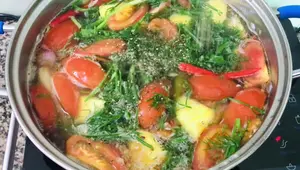 Cách nấu Canh Riêu Cá Bạc Má ngon tuyệt cú mèo - Nho Huân Foods