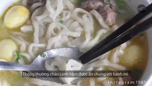 Cách nấu cháo canh xương hầm chuẩn vị xứ Nghệ