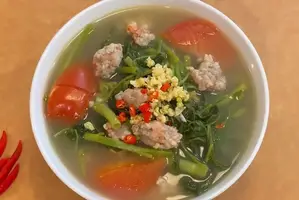 Cách nấu canh chua rau muống ngon tuyệt cú mèo - Món ăn mùa hè